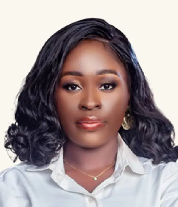 Portrait of Esther Nwanna, media support volunteer.