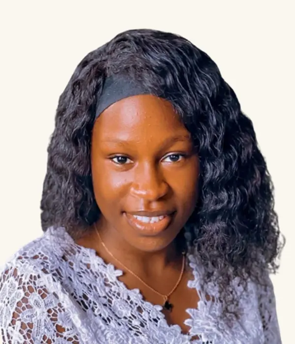 Portrait of Faith Nwanna, administrative support volunteer.