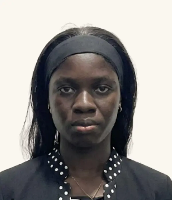 Portrait of Gift Abumere, administrative support volunteer.